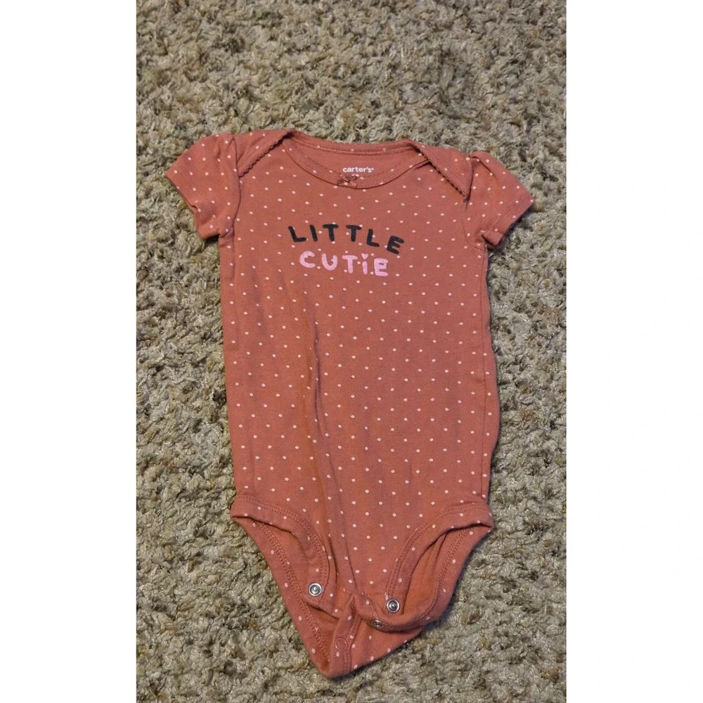 Bundle Of 7 Bodysuits Baby Size 9-12/12  Months Cloud Island/Gerber/Carters